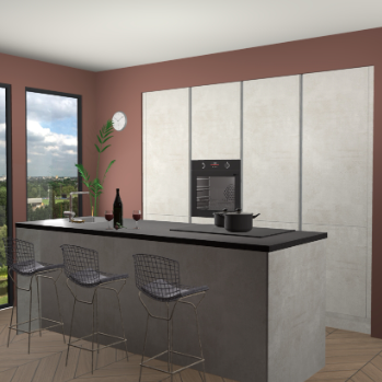 Beton opal greeploze keuken Rusiec 72011