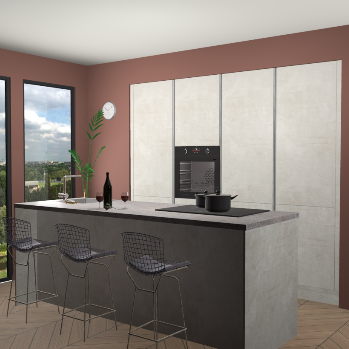 Beton opal greeploze keuken Rusiec 72023