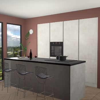 Beton opal greeploze keuken Rusiec 72030