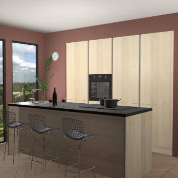 Vuren greeploze keuken Rusiec 65201