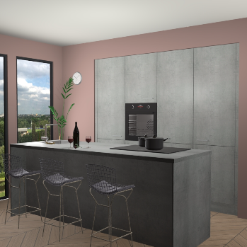 Beton Parelgrijs keuken Rusiec 71374