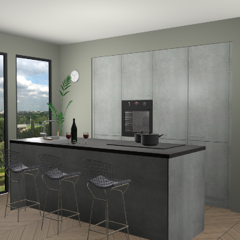 Beton Parelgrijs keuken Rusiec 71379