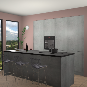 Beton Parelgrijs keuken Rusiec 71380