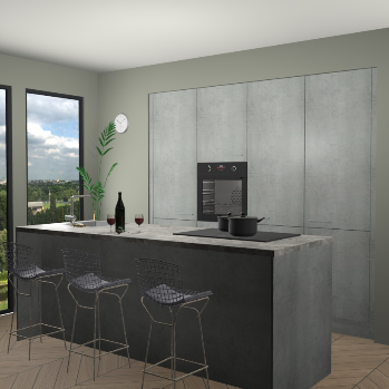 Beton Parelgrijs keuken Rusiec 71385