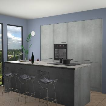 Beton Parelgrijs keuken Rusiec 71389