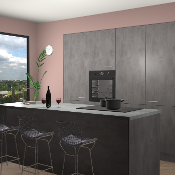 Beton Antraciet keuken Rusiec 70858