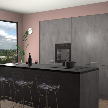 Beton Antraciet keuken Rusiec 70865