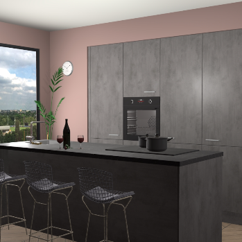 Beton Antraciet keuken Rusiec 70883