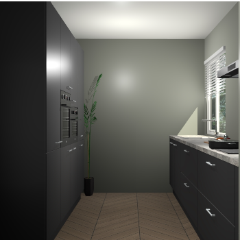 Zwarte  keuken Turijn 82750