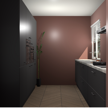 Zwarte  keuken Turijn 82753