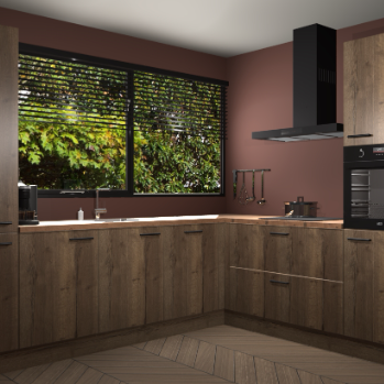 Chocolade eiken keuken Vogar 82454