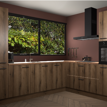 Goud eiken keuken Vogar 82467