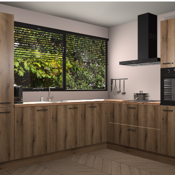 Goud eiken keuken Vogar 82468