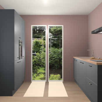 Onyxgrijze keuken Dallas 71356