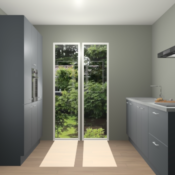 Onyxgrijze keuken Dallas 71362