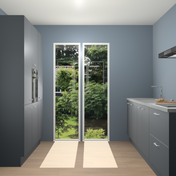 Onyxgrijze keuken Dallas 71364