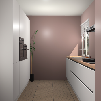 Zijdegrijze greeploze keuken Turijn 82899