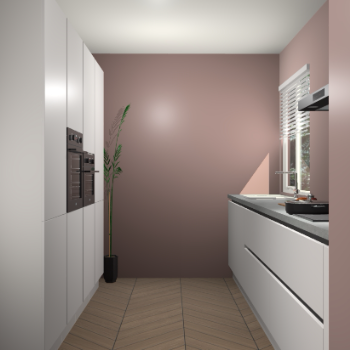 Zijdegrijze greeploze keuken Turijn 82969