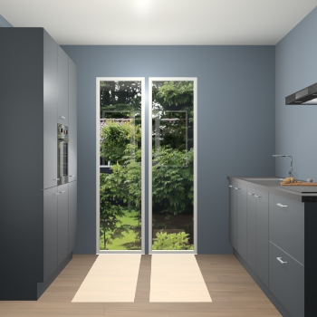 Onyxgrijze keuken Dallas 71419