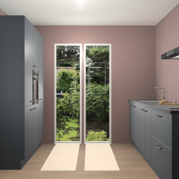 Onyxgrijze keuken Dallas 71422