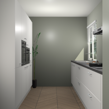 Zijdegrijze keuken Turijn 82992