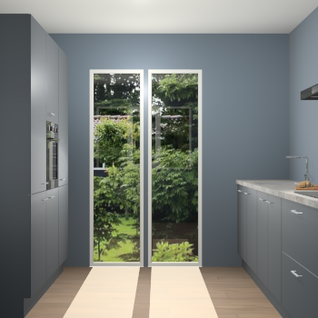 Onyxgrijze keuken Dallas 71426