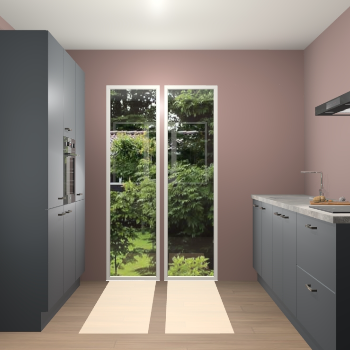 Onyxgrijze keuken Dallas 71429