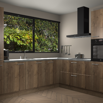 Chocolade eiken keuken Vogar 82506