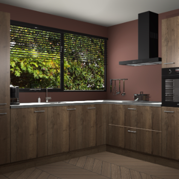 Chocolade eiken keuken Vogar 82507