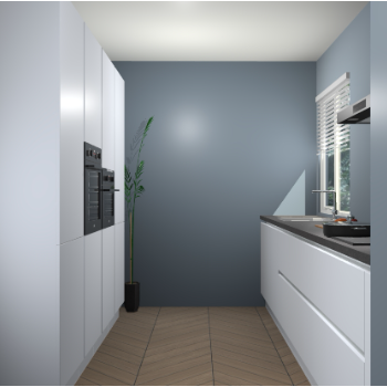 Sneeuwwitte greeploze keuken Turijn 83139