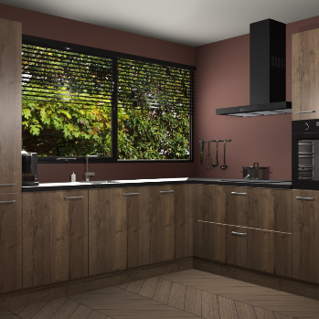 Chocolade eiken keuken Vogar 82513