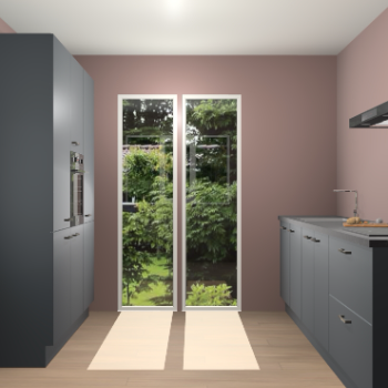 Onyxgrijze keuken Dallas 71534