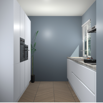 Sneeuwwitte greeploze keuken Turijn 83145