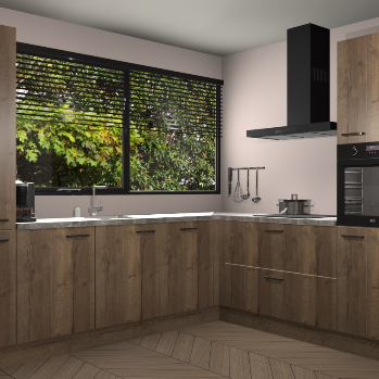 Chocolade eiken keuken Vogar 82522