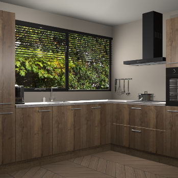 Chocolade eiken keuken Vogar 82524