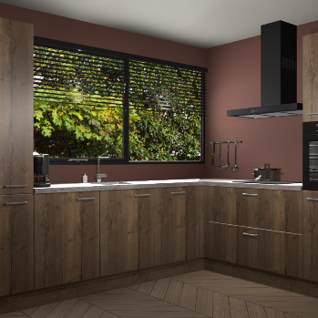 Chocolade eiken keuken Vogar 82525