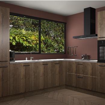 Chocolade eiken keuken Vogar 82527