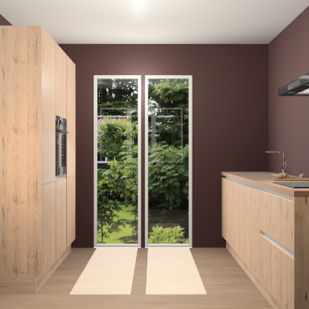 Madera Natuur greeploze keuken Dallas 71557