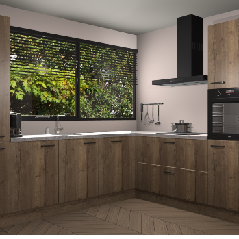 Chocolade eiken keuken Vogar 82528