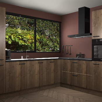 Chocolade eiken keuken Vogar 82533