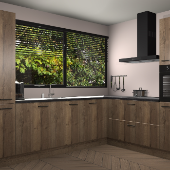 Chocolade eiken keuken Vogar 82534