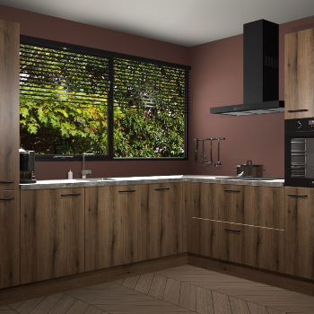 Goud eiken keuken Vogar 82491