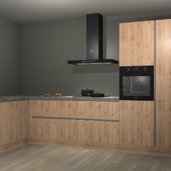 Madera natuur greeploze keuken Nuuk 65846