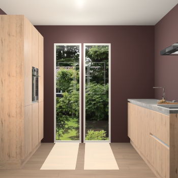 Madera Natuur greeploze keuken Dallas 71657