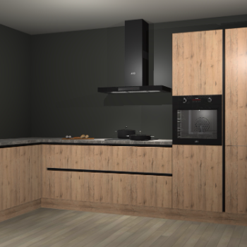 Madera natuur greeploze keuken Nuuk 65849