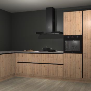 Madera natuur greeploze keuken Nuuk 65879
