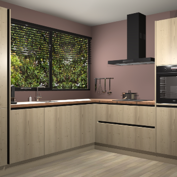 Vuren greeploze keuken Vogar 84302