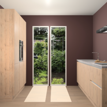 Madera Natuur greeploze keuken Dallas 71672