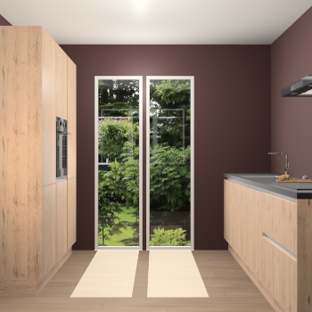 Madera Natuur greeploze keuken Dallas 71685