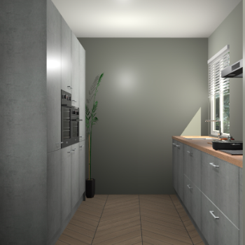 Beton Parelgrijs keuken Turijn 84009